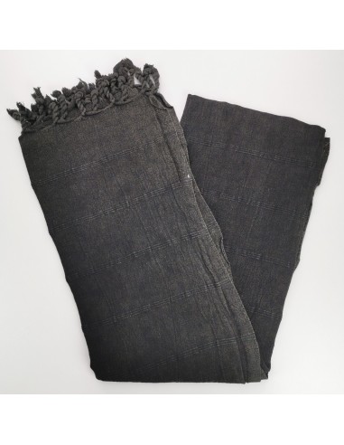 stonewashed turkish towel black micro