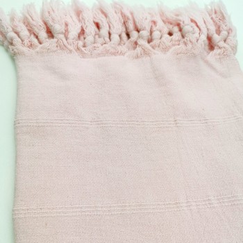 stonewashed turkish peshtemal towel pale pink micro