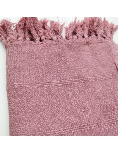 stonewashed turkish peshtemal towel pink purple micro