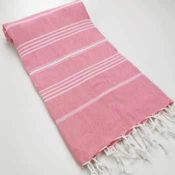 Turkish peshtemal towel pink