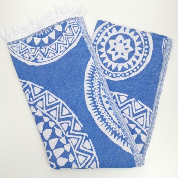 turkish peshtemal towel royal blue