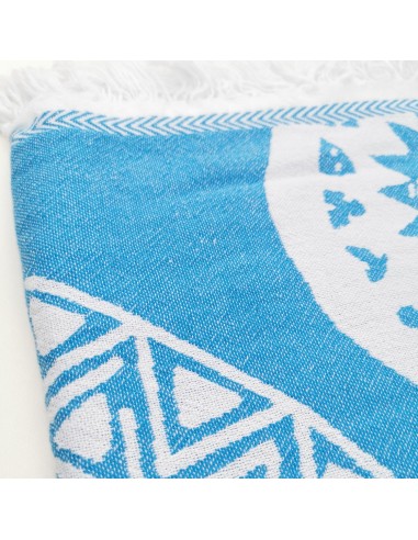 Fouta jacquard premium motifs Maya style tapis kilim oriental