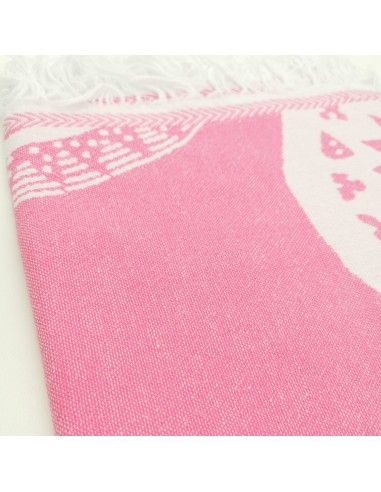 Fouta jacquard premium motifs Maya style tapis kilim oriental