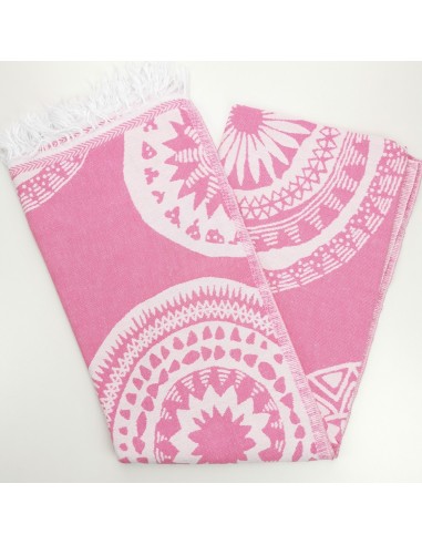 turkish peshtemal towel candy pink