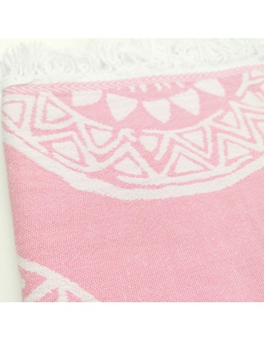 Fouta jacquard premium motifs Maya style tapis kilim oriental