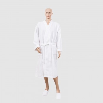 honeycomb bathrobe for hotel and spa