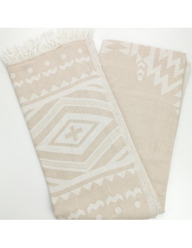 jacquard peshtemal tribal beige