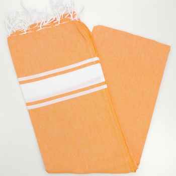 Fouta towel classic Sea orange