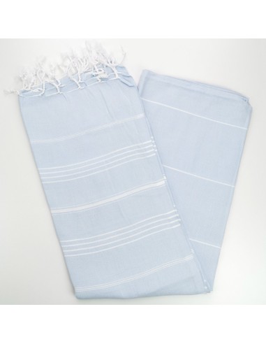 sky blue turkish towel