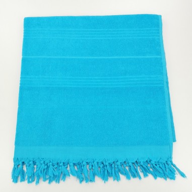 Terry Turkish towel solid turquoise