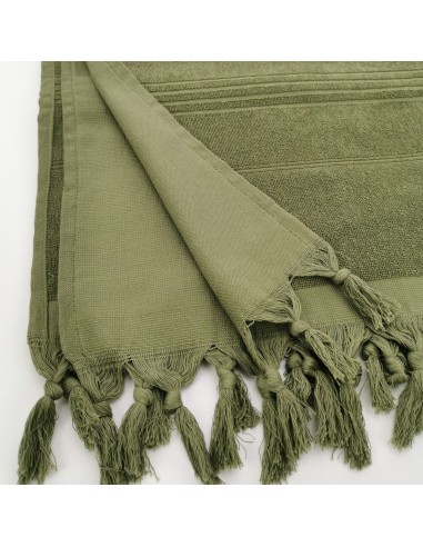 Fouta éponge unie Sultan 90x180 cm 100% coton certifié Oekotex®